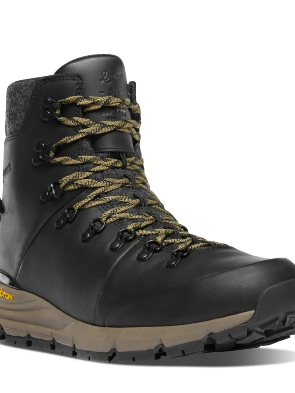 Danner Arctic 600 200G Insulated Jet Black /Mojave WP Hiking Boots Men's NEW